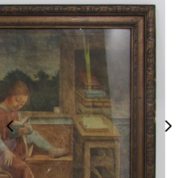 ANTIQUE ART The Young Cicero Reading Painting Reproduction by Vincenzo Foppa - Picture 5 of 6